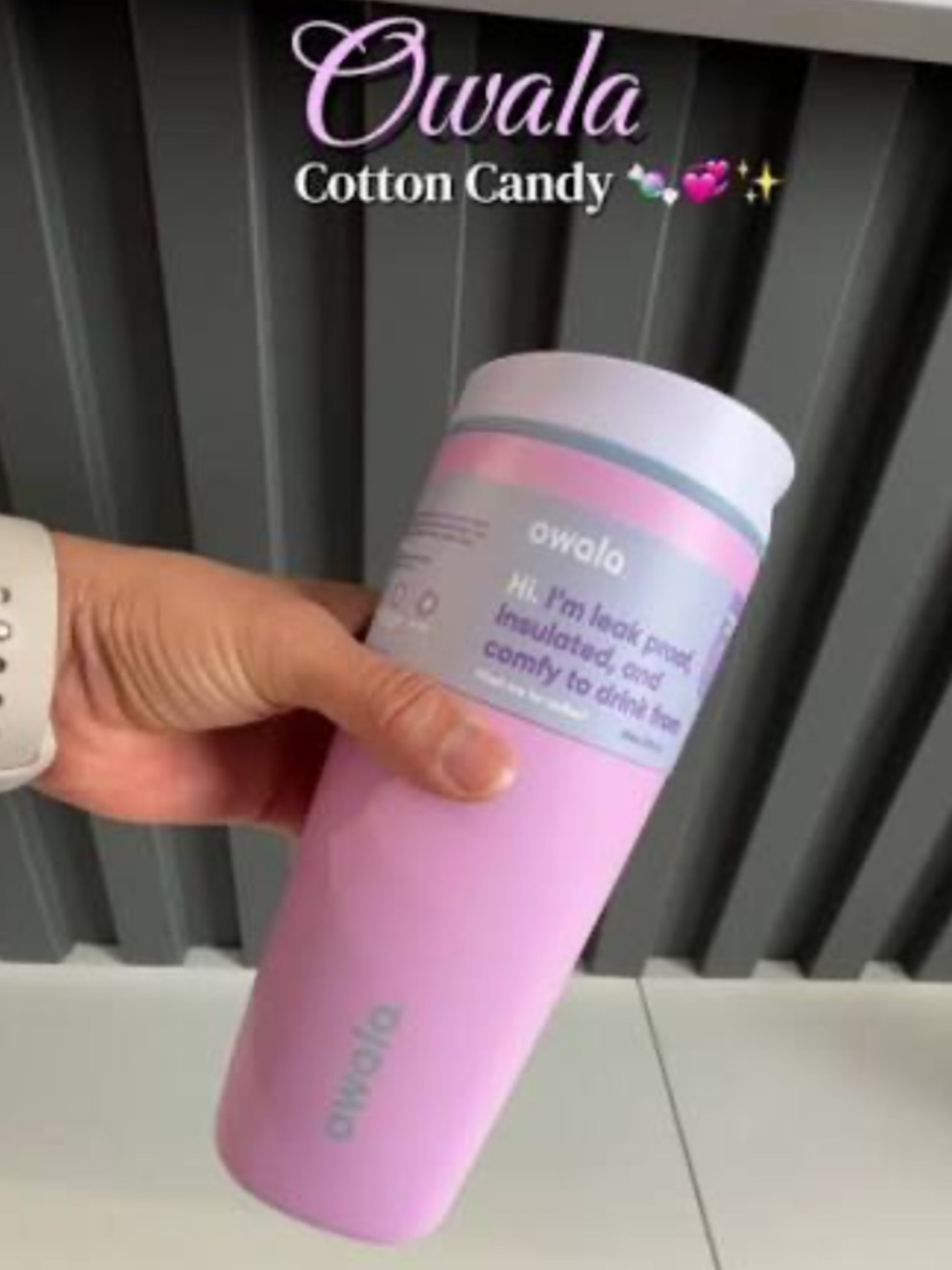 nwot cotton candy owala 20oz